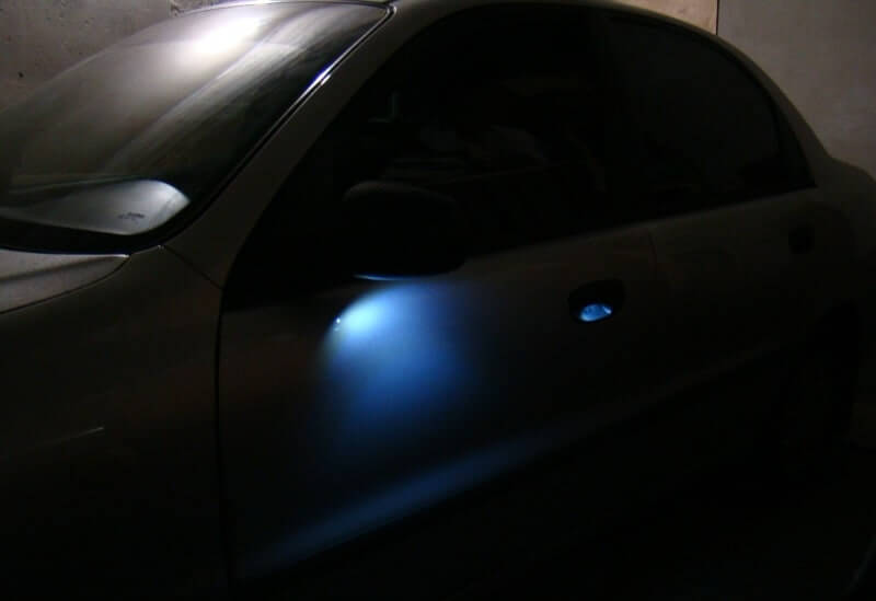 Светодиодная подсветка дверных ручек на авто