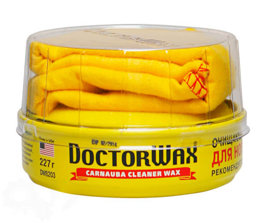 Doctor Wax полироль-защита с воском Карнауба для новых покрытий
