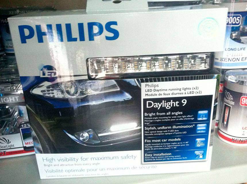 Дневные ходовые огни Philips LED DRL Daylight 9