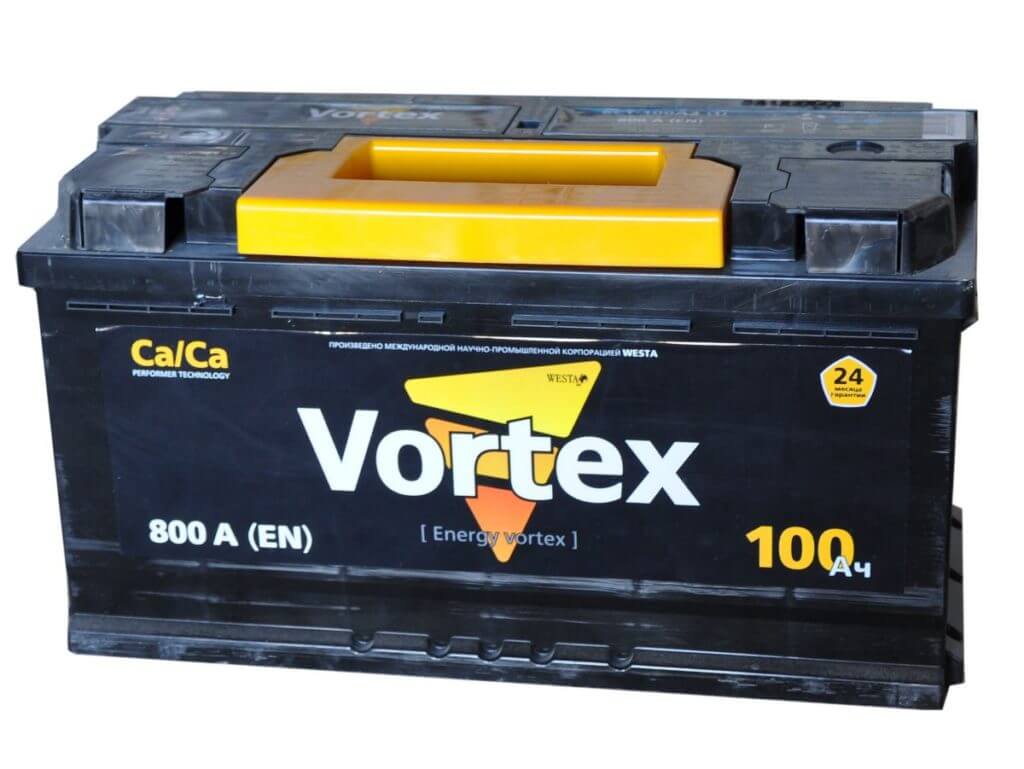 Аккумулятор автомобильный Vortex 100Ач