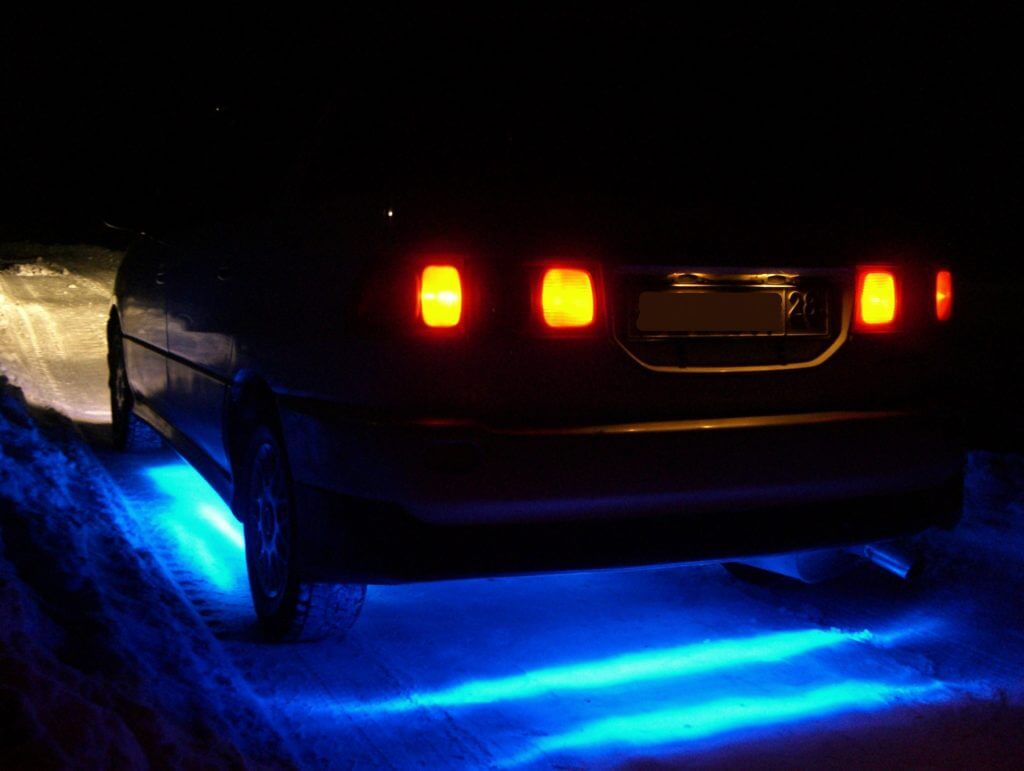 Зато подсветка способна полностью преобразить внешний облик автомобиля 