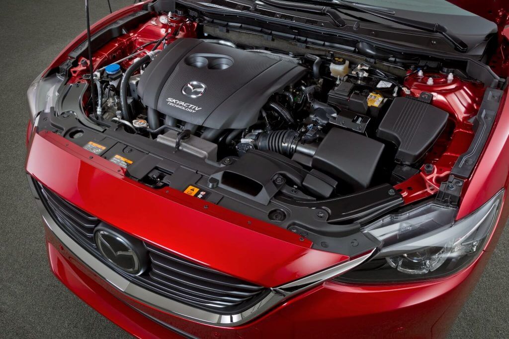 Under the hood Mazda 6 Sedan 2017
