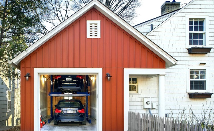Современный гараж
